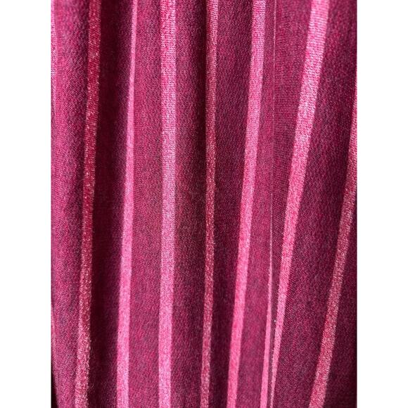 Vintage David Brown California Hostess Maxi Dress Kaftan Robe Striped Large - Picture 3 of 9